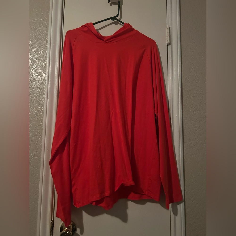 New with tag long sleeve hooded tshirt